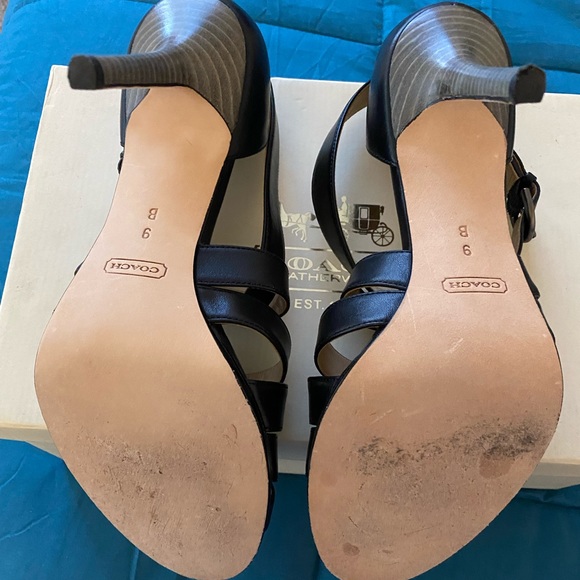 Gently used Coach shoes Fawn Vachetta strap style - Picture 7 of 7